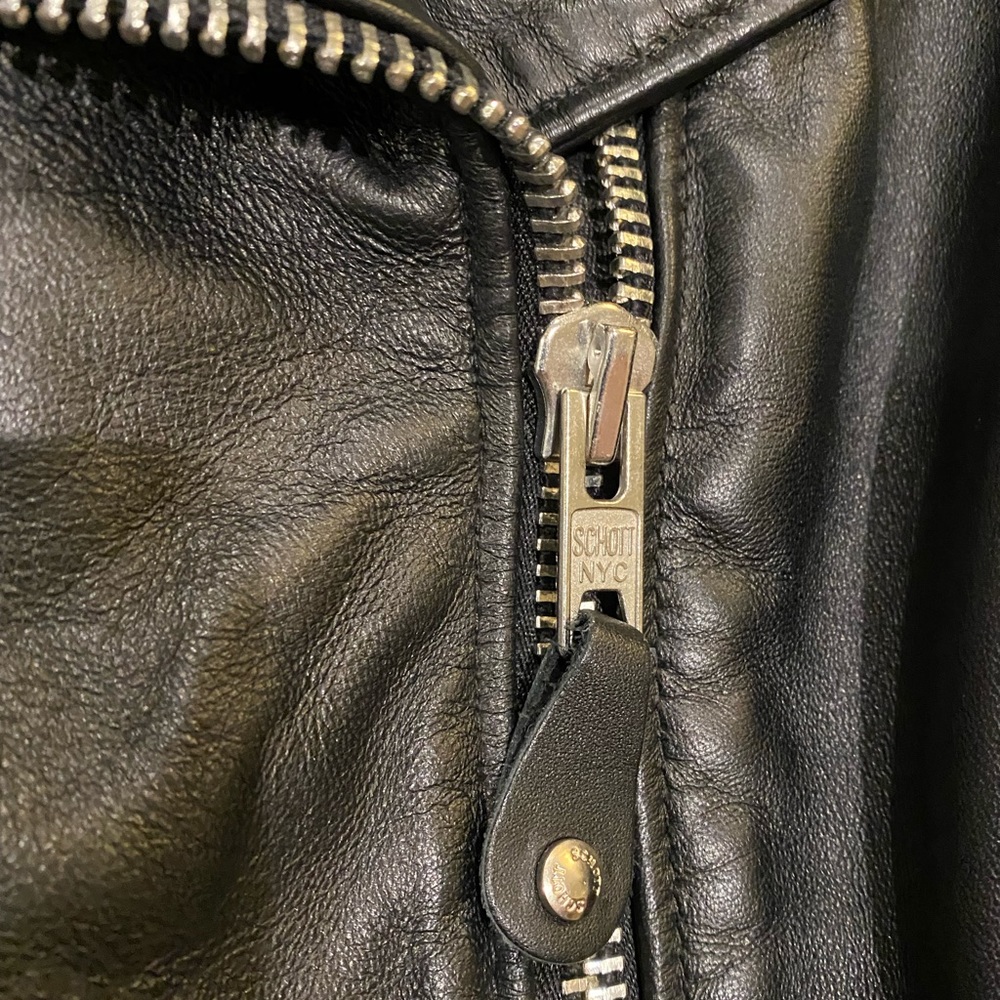 🆕 Schott NYC Perfecto Leather Biker Jacket - Picture 7 of 11